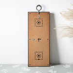 Wooden vintage wall decor featuring built in thermometer barometer and hygrometer
