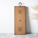 Wooden vintage wall decor featuring built in thermometer barometer and hygrometer