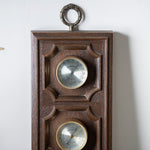 Retro wooden barometer thermometer hygrometer wall decor for cabin interior